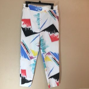 Vintage size 5 pants size 5 elastic waist pop art